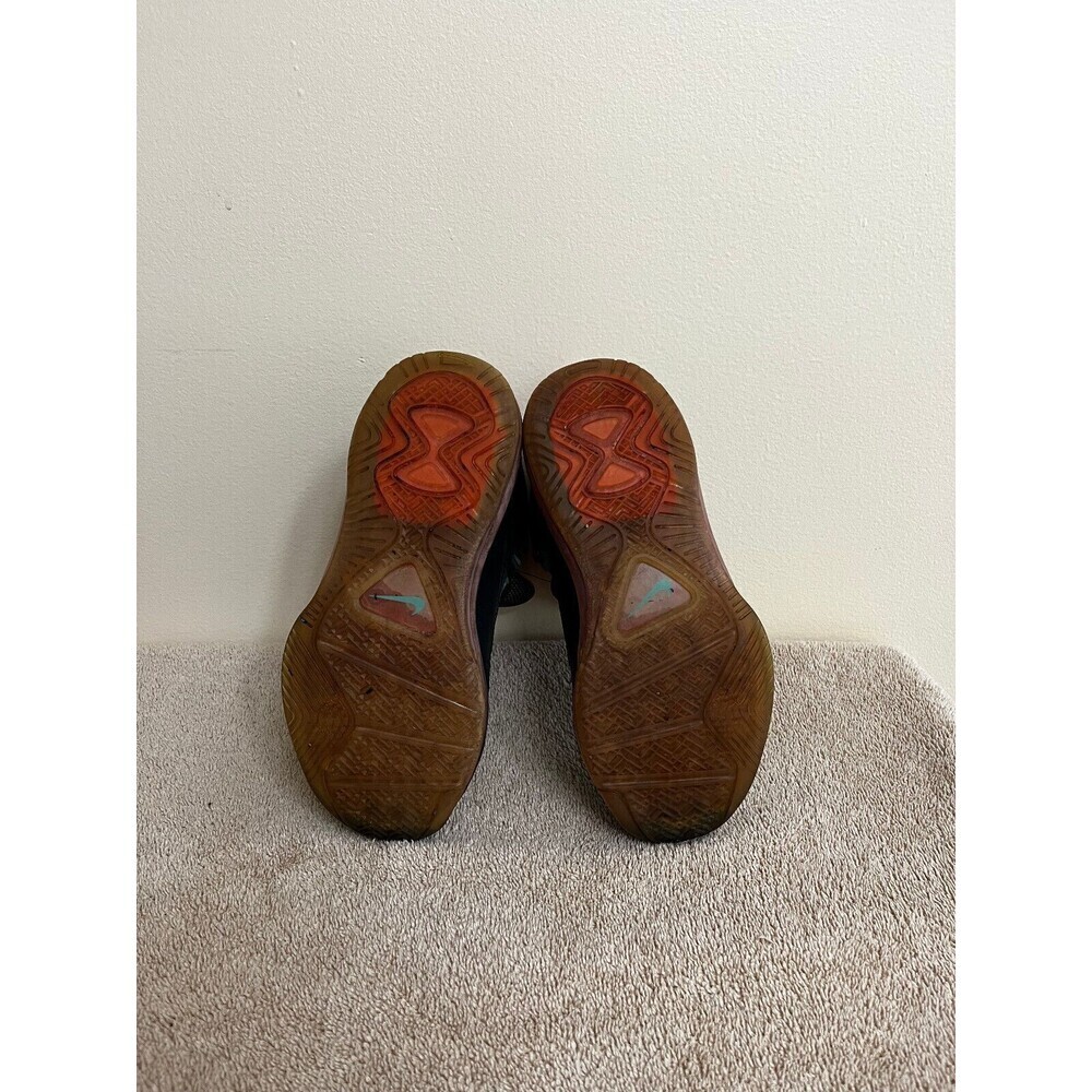 Nike Air Ndestrukt Size 4.5Y (Unisex) Gray PInk Aqua Basketball Shoes 512170-005 - Picture 7 of 7